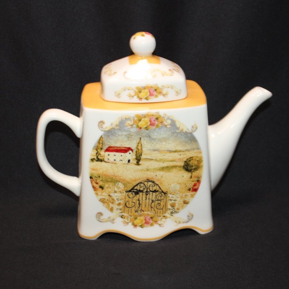 Vintage Brownlow Heritage China "Casa Siena" Teapot